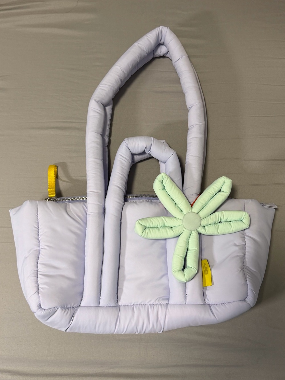 DailyObjects Periwinkle Puft Baguette Bag